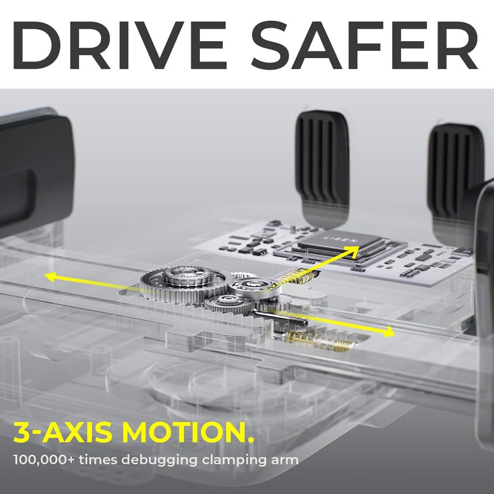 Bezdrôtová autonabíjačka Lisen W605, 15W, 1.67A, Čierna YL0225030014