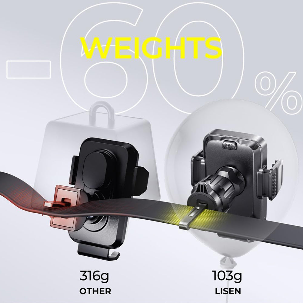 Bezdrôtová autonabíjačka Lisen W605, 15W, 1.67A, Čierna YL0225030014