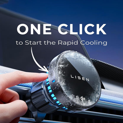 Bezdrôtová autonabíjačka Lisen W701, 15W, 1.67A, Čierna YL0224060042