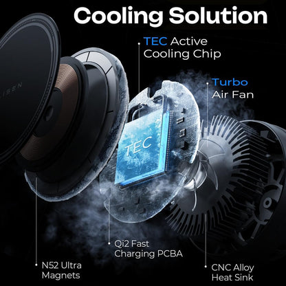 Bezdrôtová autonabíjačka Lisen W701, 15W, 1.67A, Čierna YL0224060042