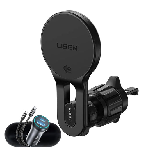 Bezdrôtová autonabíjačka Lisen W704 Pro, 25W, čierna YL0225090003