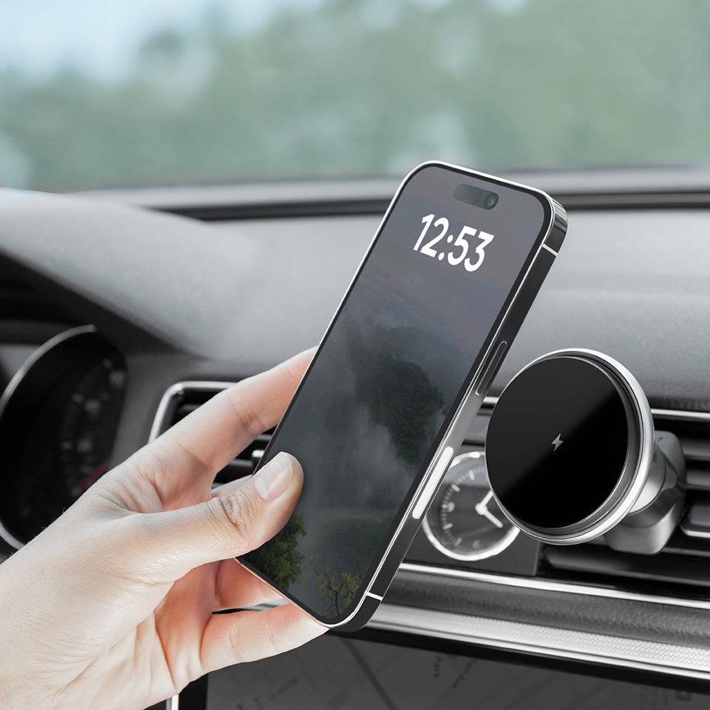 Bezdrôtová autonabíjačka Proove Magic Circle, 15W, 1.67A, Strieborná WHMC15020006