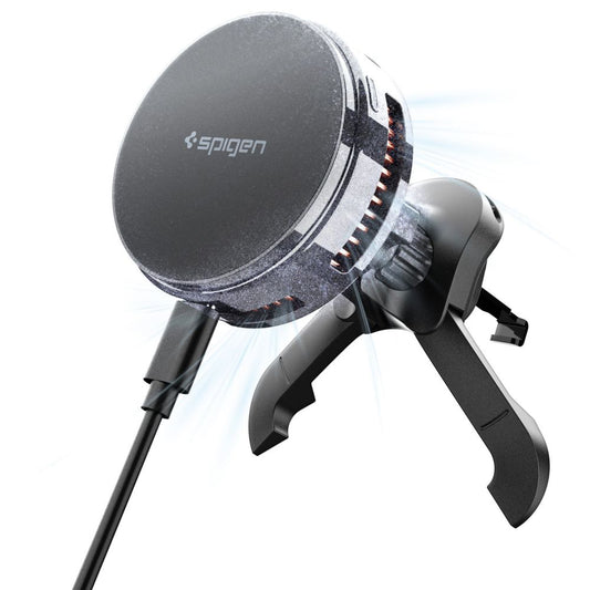 Bezdrôtová autonabíjačka Spigen Essential, 25W, 1.67A, Čierna