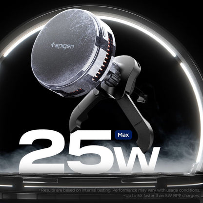 Bezdrôtová autonabíjačka Spigen Essential, 25W, 1.67A, Čierna