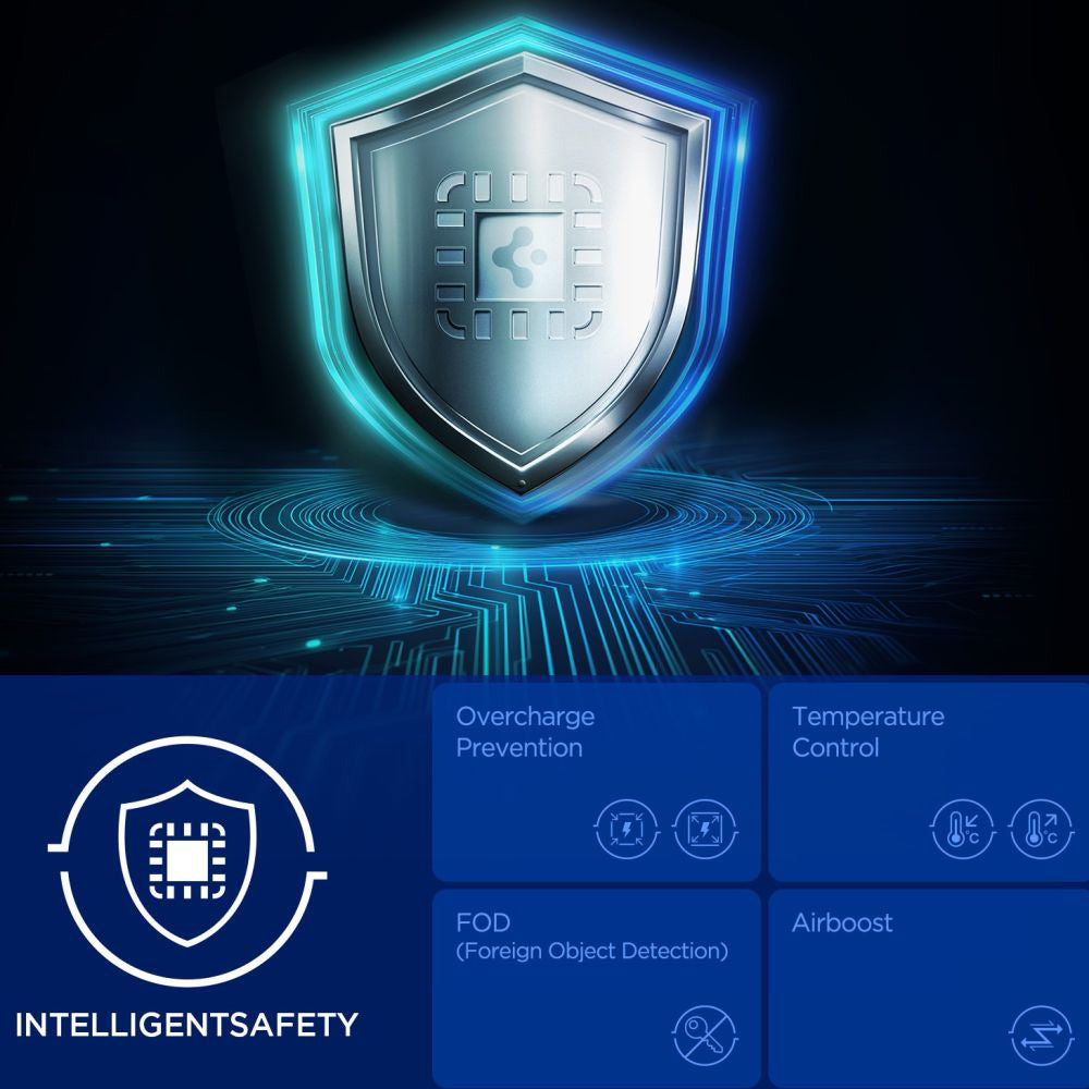 Bezdrôtová autonabíjačka Spigen Essential, 25W, 1.67A, Čierna