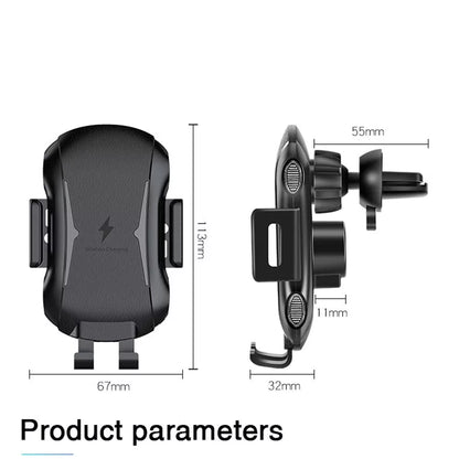 Bezdrôtová autonabíjačka Techsuit CAPD032 Premium, 10W, 1.1A, Čierna