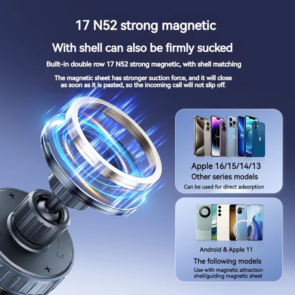 Bezdrôtová autonabíjačka Techsuit HOLD253, 15W, 1.67A, čierna