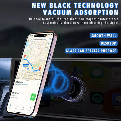 Bezdrôtová autonabíjačka Techsuit HOLD253, 15W, 1.67A, čierna