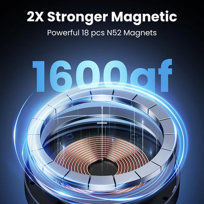 Bezdrôtová autonabíjačka UGREEN W708, 15W, 1.67A, Čierna