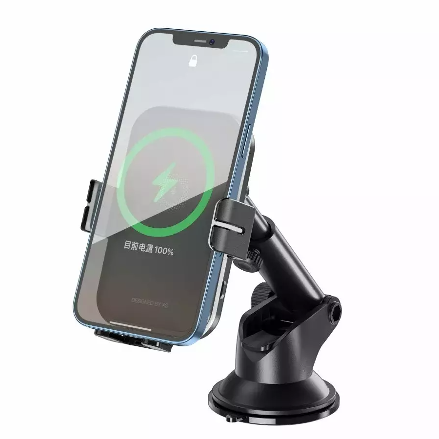 Bezdrôtová autonabíjačka XO Design WX027, 15W, 1.67A, Čierna