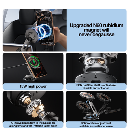 Bezdrôtová autonabíjačka XO Design CX036, 15W, 1.67A, Čierna