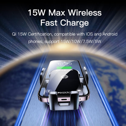 Bezdrôtová autonabíjačka Yesido C197, 15W, 1.67A, Čierna