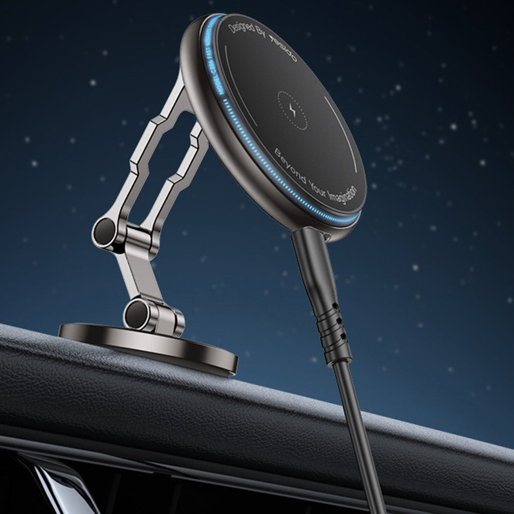 Bezdrôtová autonabíjačka Yesido C306, 15W, 1.67A, Čierna