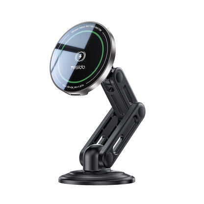 Bezdrôtová autonabíjačka Yesido C317, 15W, 1,67A, čierna