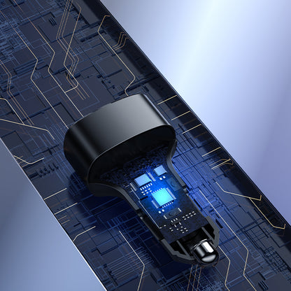 Auto nabíjačka Yesido Y47, 49W, 3A, 2 x USB-A - 1 x USB-C, Čierna