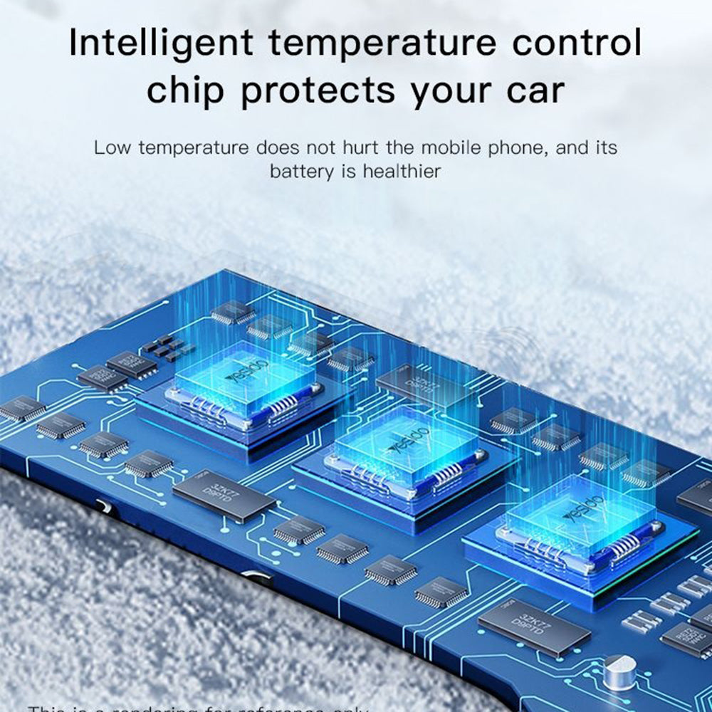 Auto nabíjačka Yesido Y50, 60W, 3A, 1 x USB-A - 2 x USB-C, Čierna