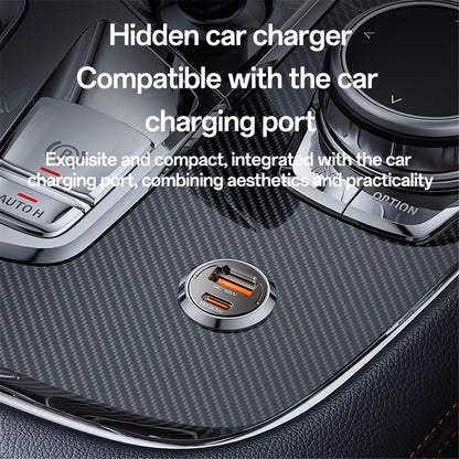 Auto nabíjačka Yesido Y68, 30W, 3A, 1 x USB-A - 1 x USB-C, Čierna