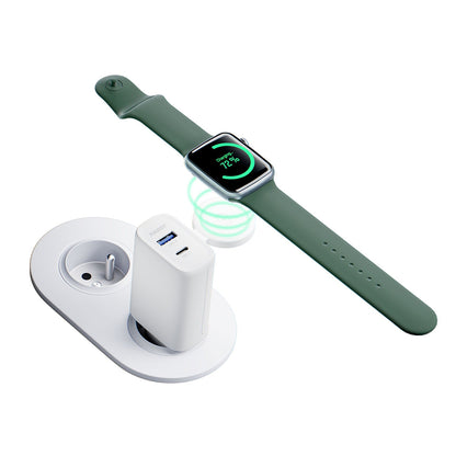 Sieťová nabíjačka 3MK Hardy 2in1, 33W, 3A, 1 x USB-A - 1 x USB-C, Biela