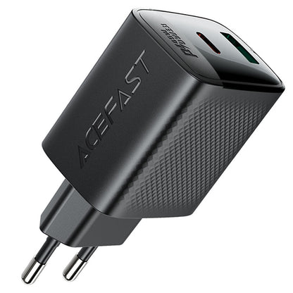 Sieťová nabíjačka Acefast A106, 45W, 3A, 1 x USB-A - 1 x USB-C, Čierna