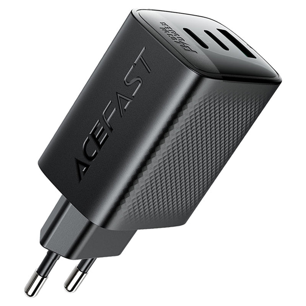 Sieťová nabíjačka Acefast A108, 67W, 3A, 1 x USB-A - 2 x USB-C, Čierna