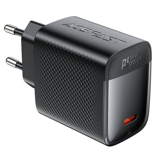 Sieťová nabíjačka Acefast A112, 45W, 3A, 1 x USB-C, Čierna