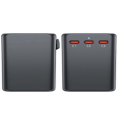 Sieťová nabíjačka Acefast Travel Z1, 75W, 3.35A, 2 x USB-A - 3 x USB-C, Čierna