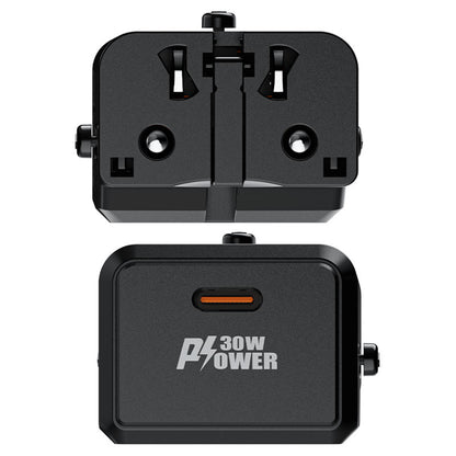 Sieťová nabíjačka Acefast Z7 Travel, 30W, 3A, 1 x USB-C, Čierna