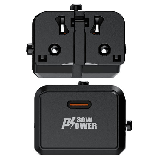 Acefast Z7 Travel Network Charger, 30W, 3A, 1 x USB-C, Black