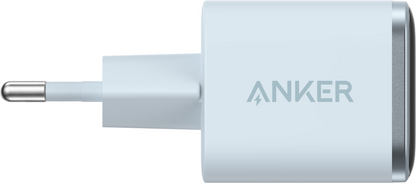 Sieťová nabíjačka Anker Nano Display, 45W, 3A, 1 x USB-C, Modrá A121DG31