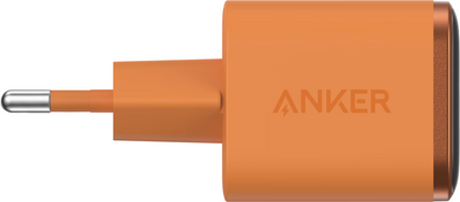 Sieťová nabíjačka Anker Nano Display, 45W, 3A, 1 x USB-C, Oranžová A121DGO1