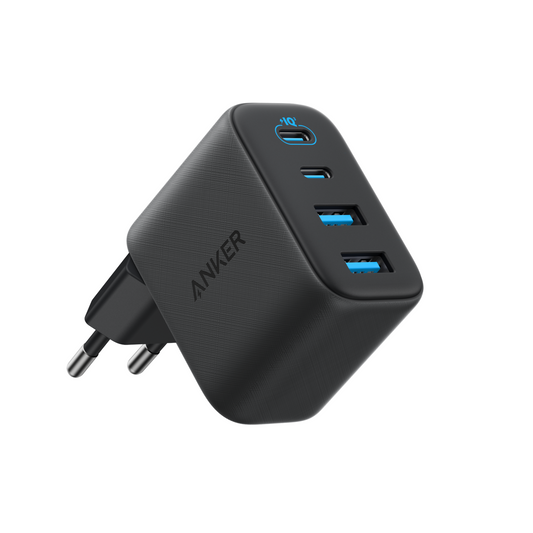 Sieťová nabíjačka Anker Zolo, 50W, 3A, 2 x USB-A - 2 x USB-C, čierna A121EG11