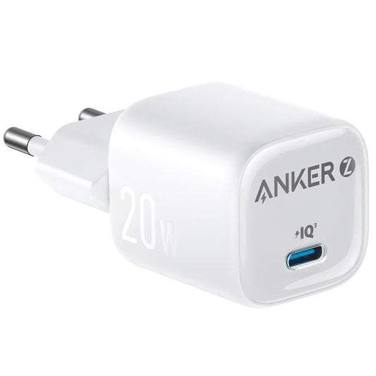Sieťová nabíjačka Anker Zolo, 20W, 3A, 1 x USB-C, Biela A2699G21