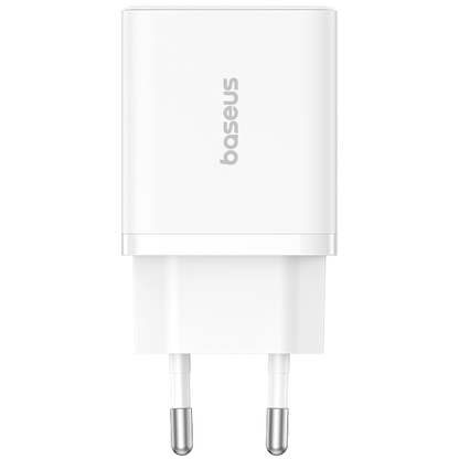 Sieťová nabíjačka Baseus Cube, 20W, 3A, 1 x USB-A - 1 x USB-C, Biela P10111403213-00