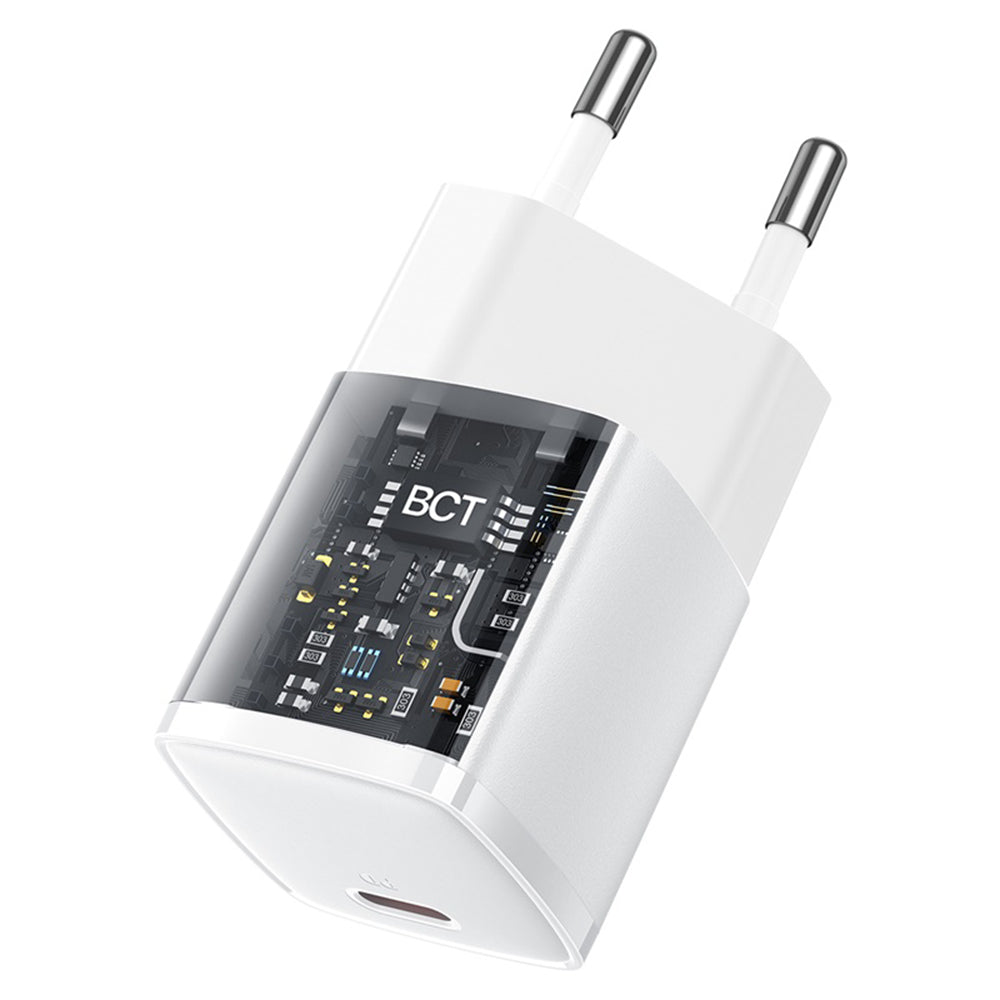 Sieťová nabíjačka Baseus Cube Pro, 30W, 3A, 1 x USB-C, Biela CCXF000302