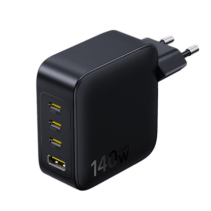 Sieťová nabíjačka Baseus EnerFill FH11, 140W, 5A, 1 x USB-A - 3 x USB-C, Čierna E0121J00