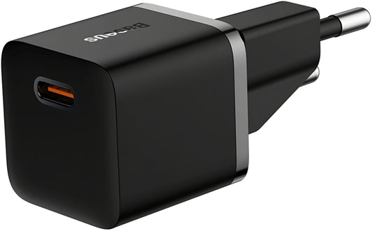 Sieťová nabíjačka Baseus GaN5 Mini, 20 W, 3A, 1 x USB-C, čierna CCGN05010101 