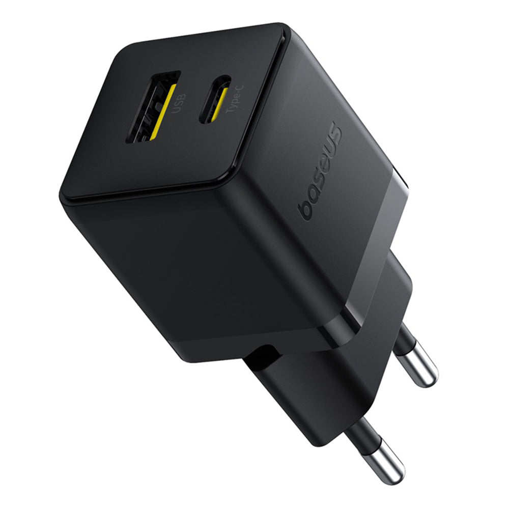 Sieťová nabíjačka Baseus Palm, 30W, 3A, 1 x USB-A - 1 x USB-C, Čierna P1011160A113-00