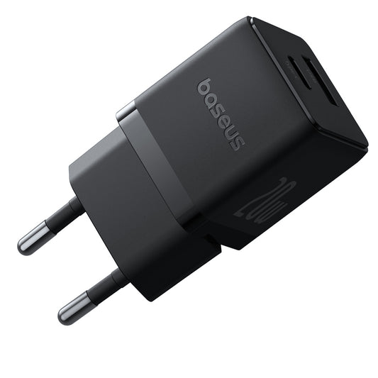 Sieťová nabíjačka Baseus Palm, 20W, 3A, 1 x USB-A - 1 x USB-C, Čierna P10111608113-00