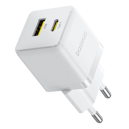 Sieťová nabíjačka Baseus Palm, 30W, 3A, 1 x USB-A - 1 x USB-C, Biela P1011160A213-00