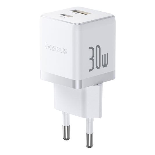 Sieťová nabíjačka Baseus Palm, 30W, 3A, 1 x USB-A - 1 x USB-C, Biela P1011160A213-00
