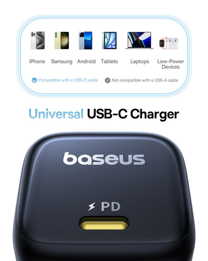 Sieťová nabíjačka Baseus PicoGo, 45W, 3A, 1 x USB-C, čierna P10176800123-00
