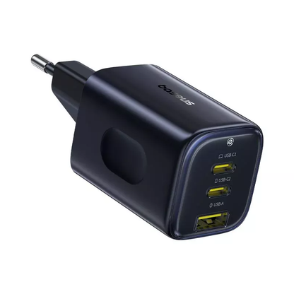 Sieťová nabíjačka Baseus PicoGo AE11, 67W, 1 x USB-A - 2 x USB-C, Čierna E0121200