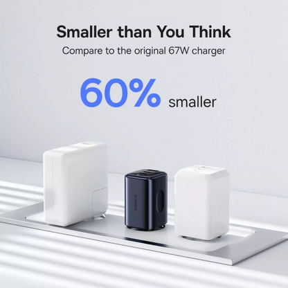 Sieťová nabíjačka Baseus PicoGo AE11, 67W, 1 x USB-A - 2 x USB-C, Čierna E0121200