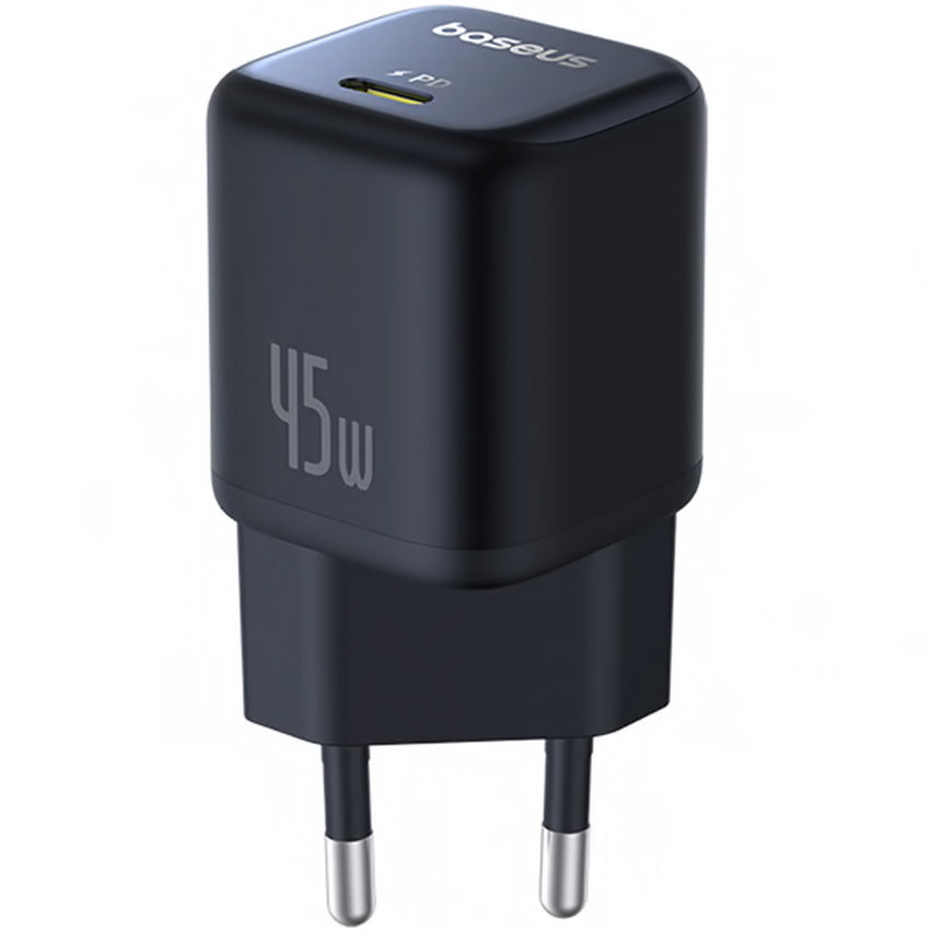 Sieťová nabíjačka Baseus PicoGo, 45W, 3A, 1 x USB-C, čierna P10176800123-00