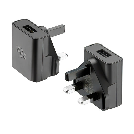 Sieťová nabíjačka BlackBerry RM0300 UK, 6,5W, 1,3A, 1 x USB-A, čierna ASY-58929-003