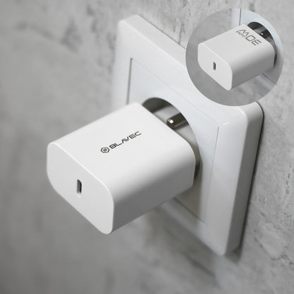 Blavec BC-14 Wall Charger, 30W, 3A, 1 x USB-C, White