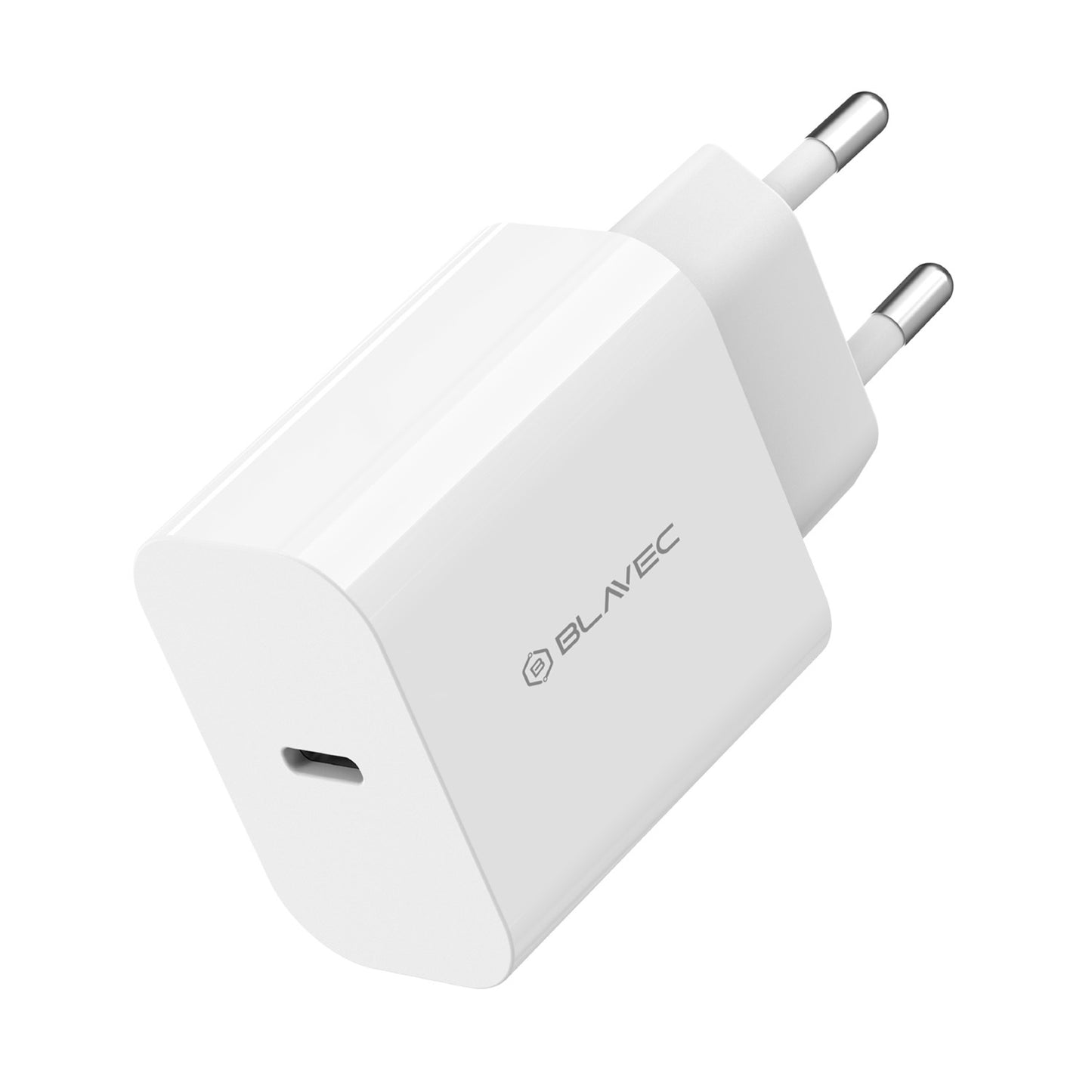 Sieťová nabíjačka Blavec BC-7, 45W, 3A, 1 x USB-C, Biela