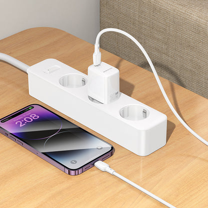 Sieťová nabíjačka Borofone BN28 Fuente, 30W, 3A, 1 x USB-C, Biela