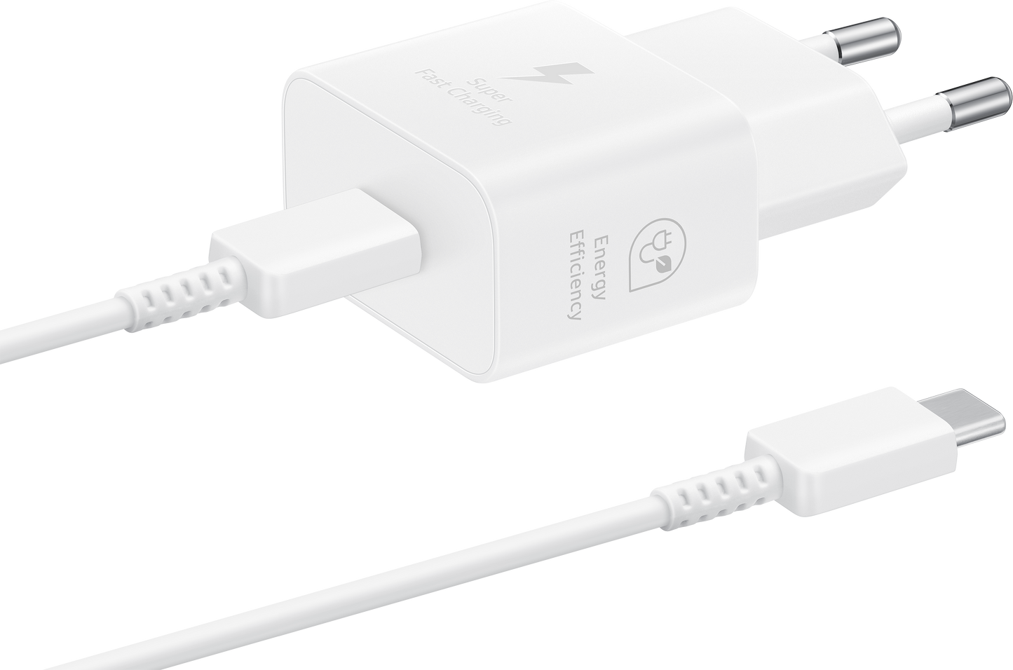 Sieťová nabíjačka Samsung USB-C, 25 W, 3A, 1 x USB-C, biela EP-T2510XWEGEU 
