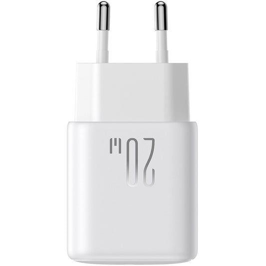 Sieťová nabíjačka s káblom USB-C Joyroom JR-TCF20, 20W, 3A, 1 x USB-C, Biela